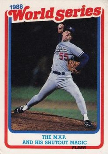 #11 The MVP and His Shutout Magic - Los Angeles Dodgers - 1989 Fleer - World Series Baseball