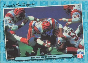 #11 Zeroing In for the Hit Defense - Cincinnati Bengals - 1986 Fleer Team Action Football