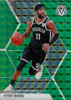 #11 Kyrie Irving - Brooklyn Nets - 2019-20 Panini Mosaic - Green Prizm Basketball