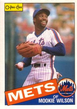 #11 Mookie Wilson - New York Mets - 1985 O-Pee-Chee Baseball