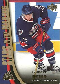 #SM11 Gilbert Brule - Columbus Blue Jackets - 2005-06 Upper Deck - Stars in the Making Hockey