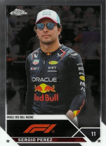 #11 Sergio Perez - Oracle Red Bull Racing - 2023 Topps Chrome Formula 1 Racing