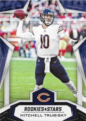 #11 Mitchell Trubisky - Chicago Bears - 2019 Panini Rookies & Stars Football