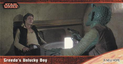 #11 Greedo's Unlucky Day - 1997 Topps Widevision Star Wars Trilogy