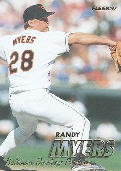 #11 Randy Myers - Baltimore Orioles - 1997 Fleer Baseball