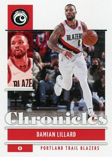 #11 Damian Lillard - Portland Trail Blazers - 2021-22 Panini Chronicles Basketball