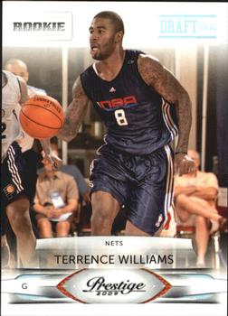 #161 Terrence Williams - New Jersey Nets - 2009-10 Panini Prestige - Draft Picks Light Blue Basketball