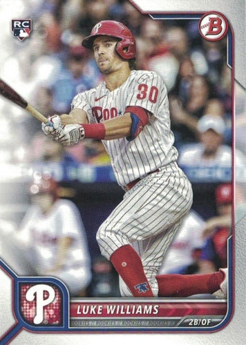 #11 Luke Williams - Philadelphia Phillies - 2022 Bowman Baseball