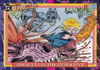 #11 Assault on the Innocent! - 1993 SkyBox DC Comics Bloodlines