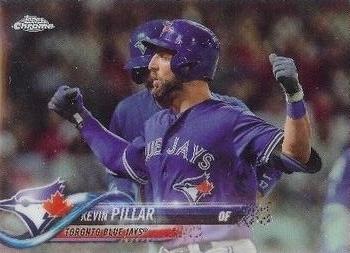 #11 Kevin Pillar - Toronto Blue Jays - 2018 Topps Chrome Baseball