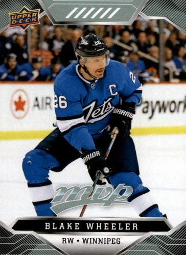 #11 Blake Wheeler - Winnipeg Jets - 2019-20 Upper Deck MVP Hockey