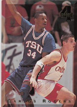 #11 Carlos Rogers - Tennessee State Tigers / Seattle Supersonics - 1994 Classic Four Sport