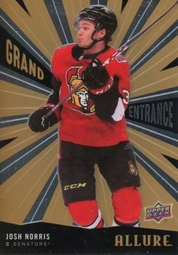 #GE-11 Josh Norris - Ottawa Senators - 2020-21 Upper Deck Allure - Grand Entrance Hockey