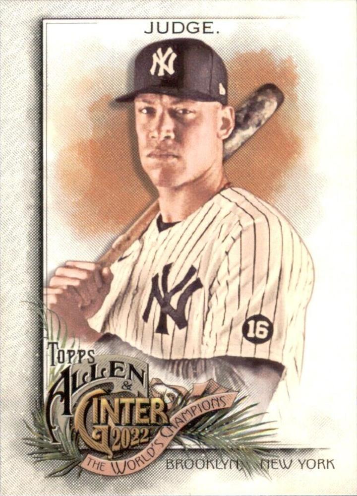 #11 Aaron Judge - New York Yankees - 2022 Topps Allen & Ginter Baseball