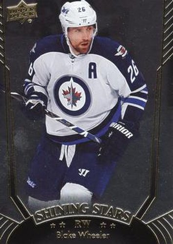 #SS-11 Blake Wheeler - Winnipeg Jets - 2016-17 Upper Deck - Shining Stars Hockey