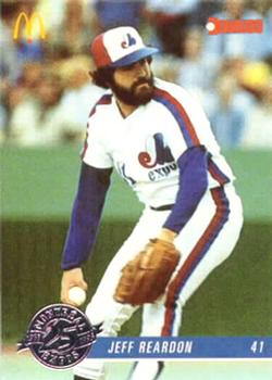 #11 Jeff Reardon - Montreal Expos - 1993 Donruss McDonald's Montreal Expos 25th Anniversary Baseball