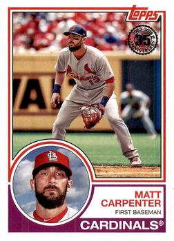 #83-11 Matt Carpenter - St. Louis Cardinals - 2018 Topps - 1983 Topps Baseball 35th Anniversary Baseball