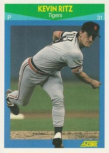 #11 Kevin Ritz - Detroit Tigers - 1990 Score Rising Stars Baseball