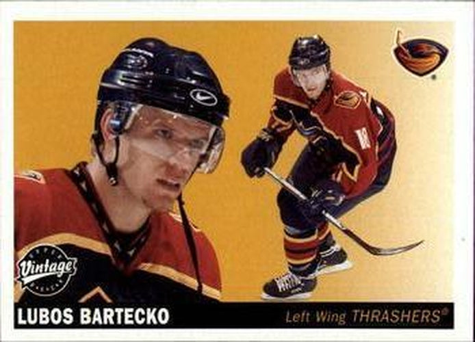 #11 Lubos Bartecko - Atlanta Thrashers - 2002-03 Upper Deck Vintage Hockey