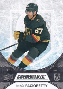 #11 Max Pacioretty - Vegas Golden Knights - 2021-22 Upper Deck Credentials Hockey