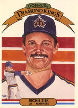 #11 Richie Zisk - Seattle Mariners - 1982 Donruss Baseball