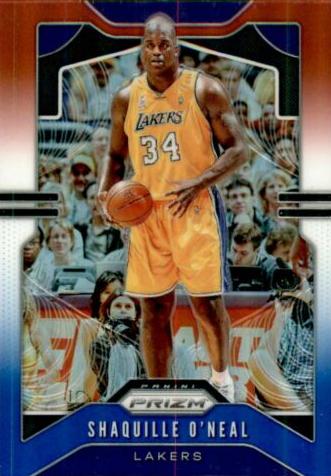 #11 Shaquille O'Neal - Los Angeles Lakers - 2019-20 Panini Prizm - Prizms Red White and Blue Basketball