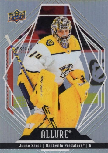 #11 Juuse Saros - Nashville Predators - 2022-23 Upper Deck Allure Hockey