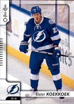 #11 Slater Koekkoek - Tampa Bay Lightning - 2017-18 O-Pee-Chee Hockey