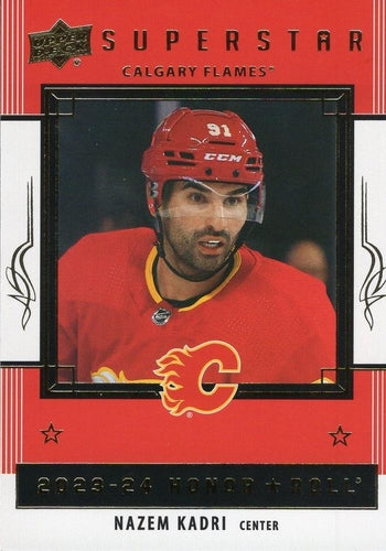 #HR-11 Nazem Kadri - Calgary Flames - 2023-24 Upper Deck - Honor Roll Hockey