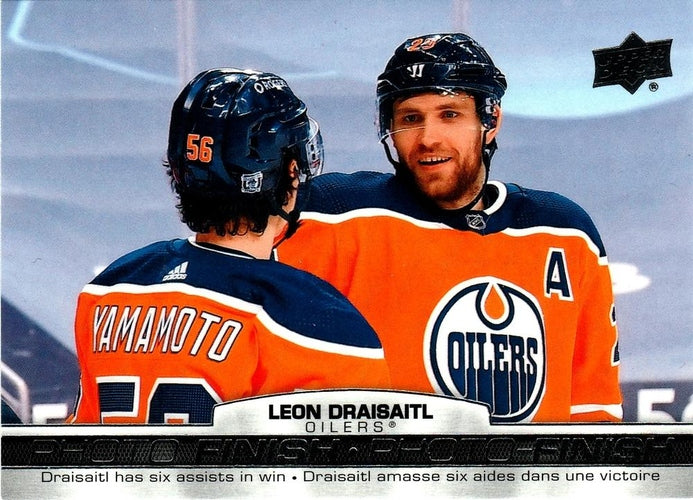 #PF-11 Leon Draisaitl - Edmonton Oilers - 2021-22 Upper Deck Tim Hortons - Photo Finish Hockey