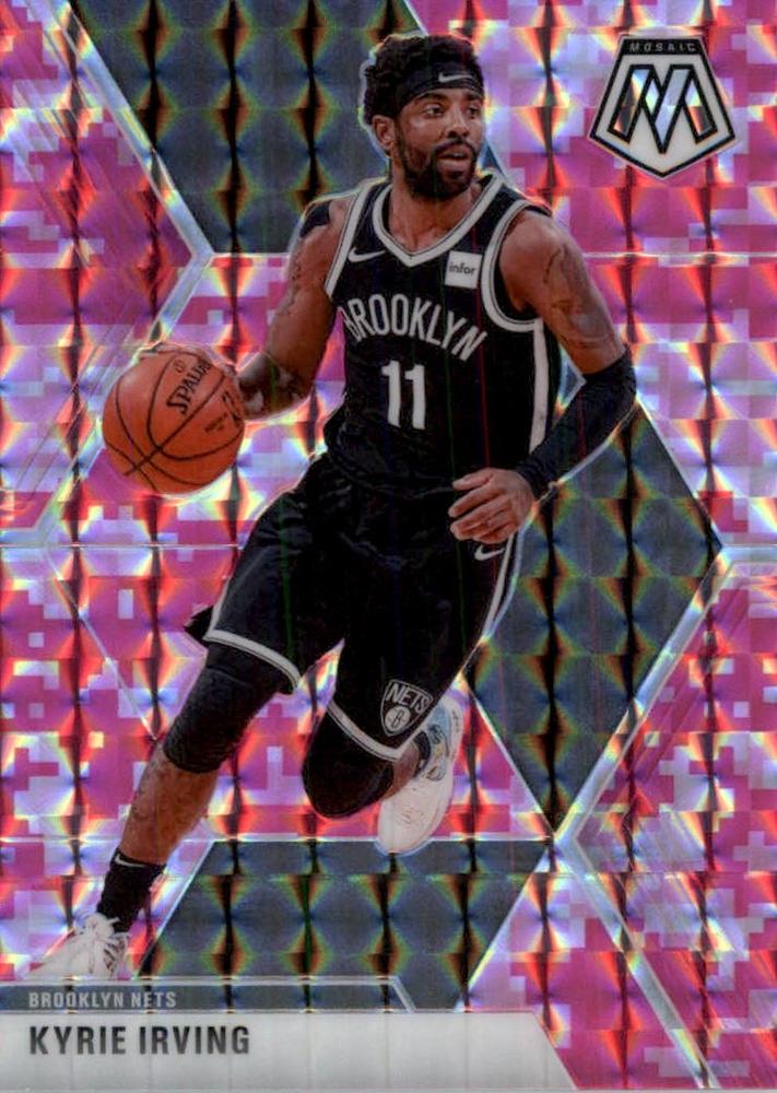 #11 Kyrie Irving - Brooklyn Nets - 2019-20 Panini Mosaic - Camo Pink Basketball
