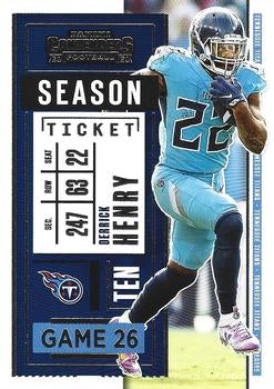 #11 Derrick Henry - Tennessee Titans - 2020 Panini Contenders Football