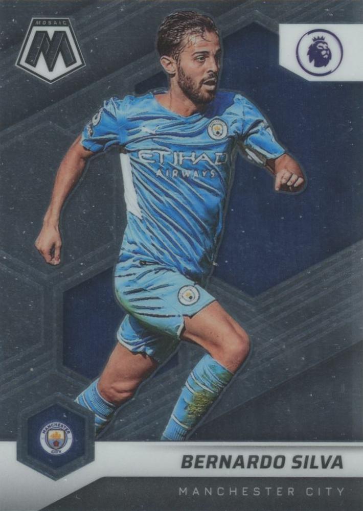 #11 Bernardo Silva - Manchester City - 2021-22 Panini Mosaic Premier League Soccer