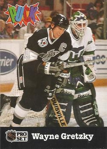 #11 Wayne Gretzky - Los Angeles Kings - 1991-92 Pro Set PUCK Hockey