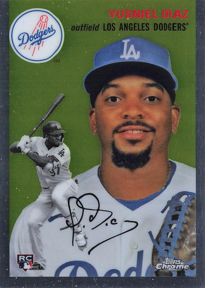 #11 Yusniel Díaz - Los Angeles Dodgers - 2023 Topps Chrome Platinum Anniversary Baseball