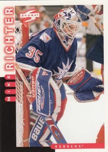#11 Mike Richter - New York Rangers - 1997-98 Score Hockey
