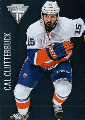 #11 Cal Clutterbuck - New York Islanders - 2013-14 Panini Titanium Hockey