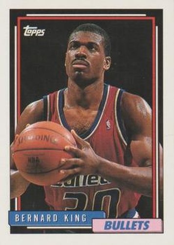 #11 Bernard King - Washington Bullets - 1992-93 Topps Basketball