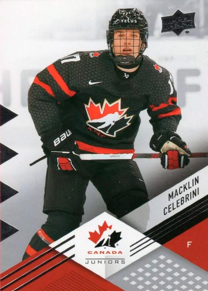 #11 Macklin Celebrini - Canada - 2024 Upper Deck Team Canada Juniors Hockey