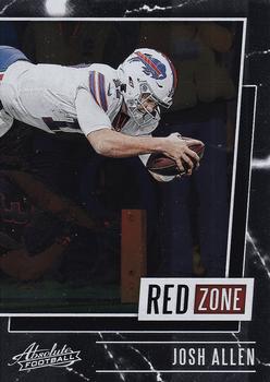 #RZ-JA Josh Allen - Buffalo Bills - 2020 Panini Absolute - Red Zone Football