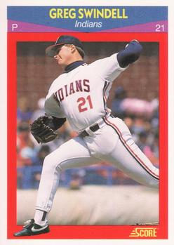 #11 Greg Swindell - Cleveland Indians - 1990 Score 100 Superstars Baseball