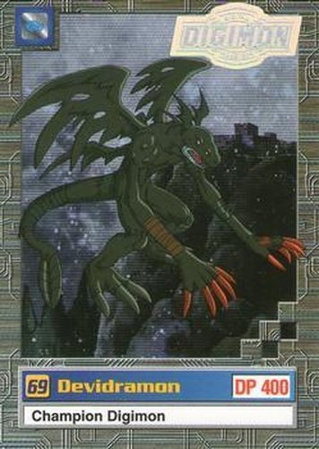 #11of32 69 Devidramon - 2000 Upper Deck Digimon Series 2