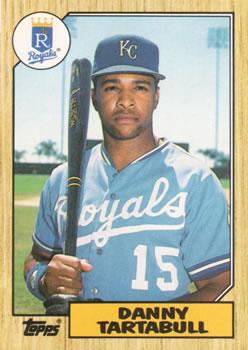 #120T Danny Tartabull - Kansas City Royals - 1987 Topps Traded Baseball