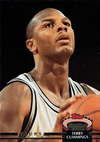 #120 Terry Cummings - San Antonio Spurs - 1992-93 Stadium Club Basketball