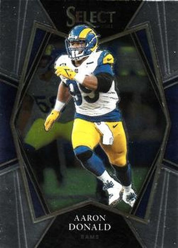#120 Aaron Donald - Los Angeles Rams - 2021 Panini Select Football