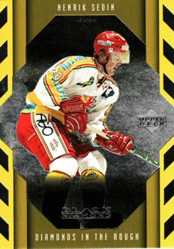 #120 Henrik Sedin - MoDo - 1999-00 Upper Deck Black Diamond Hockey