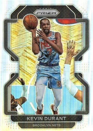 #120 Kevin Durant - Brooklyn Nets - 2021-22 Panini Prizm - Silver Basketball