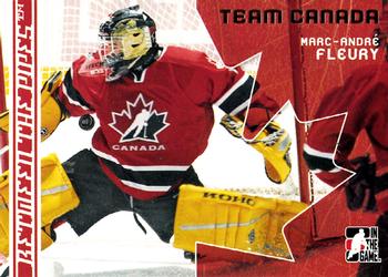 #120 Marc-Andre Fleury - Canada - 2006-07 In The Game Between The Pipes Hockey
