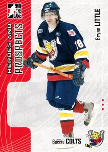 #120 Bryan Little - Barrie Colts - 2005-06 In The Game Heroes and Prospects Hockey