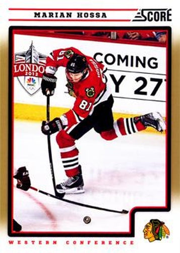 #120 Marian Hossa - Chicago Blackhawks - 2012-13 Score - Gold Rush Hockey